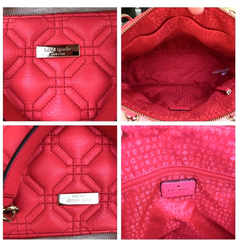 KATE SPADE KATE SPADE small rachelle astor court satchel crossbody leather